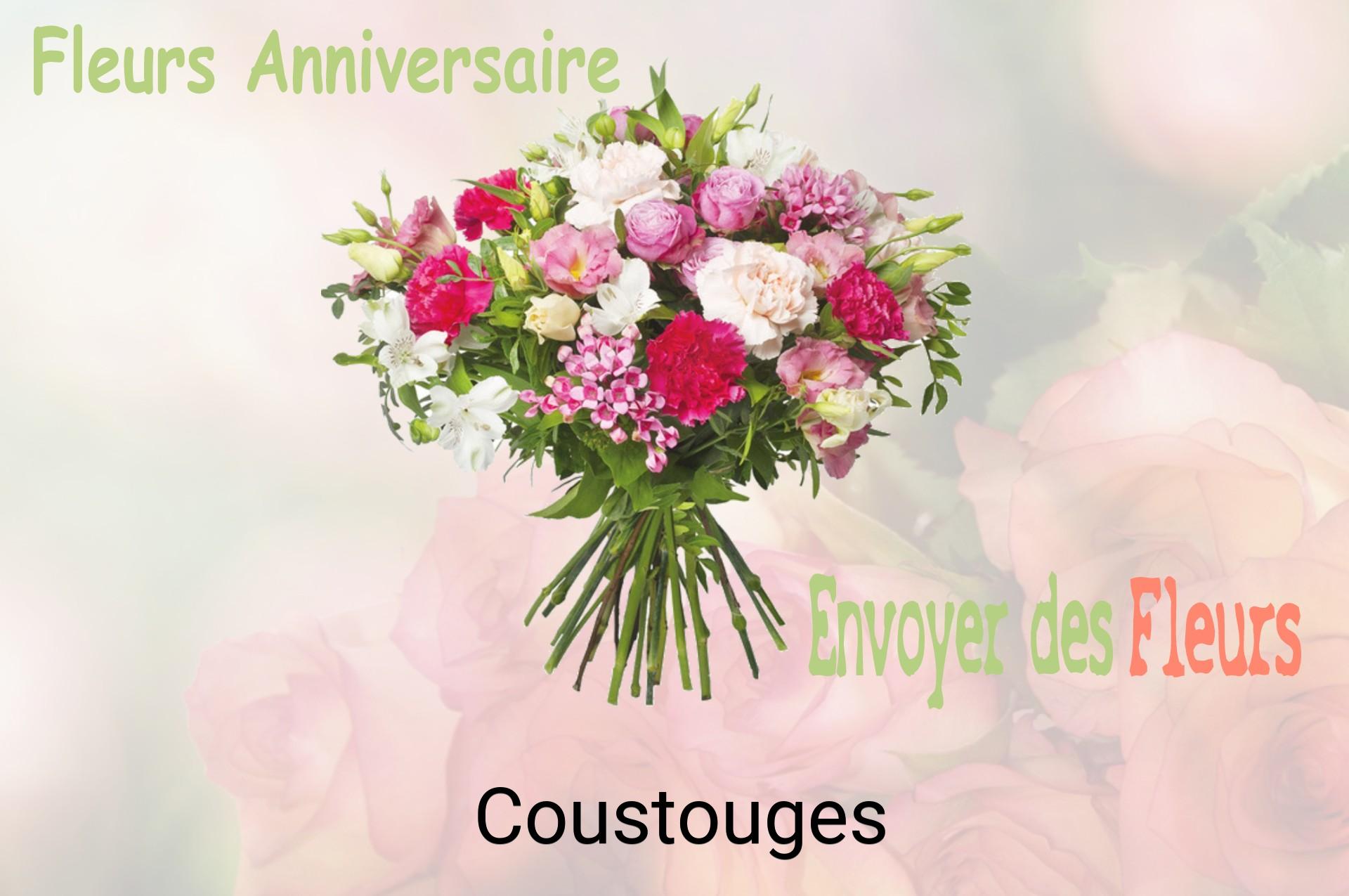 Bouquet de fleurs d’anniversaire livré à Coustouges